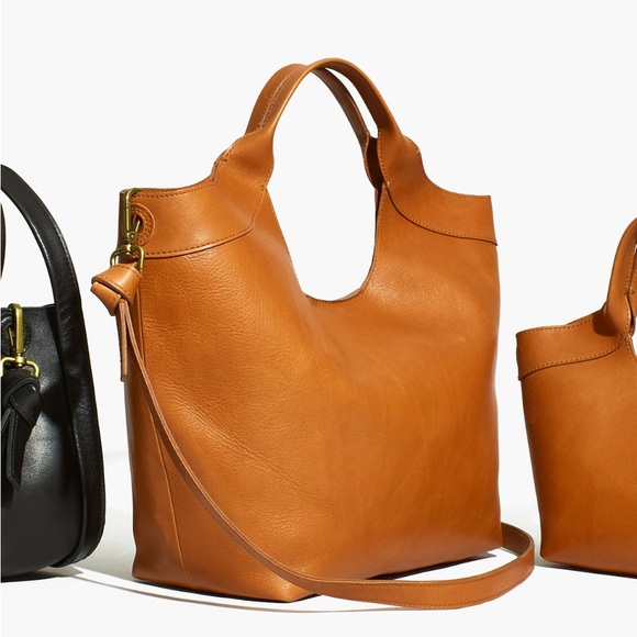 The Sydney Cutout Tote in Leather - Picture 4 of 4